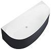 Картинка анонса товара «акриловая ванна allen brau priority 160x78 2.31005.20b/am антрацит/белый глянцевый»