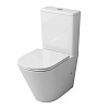 Картинка анонса товара «унитаз напольный grossman gr-4450sq 605x380x825, безободковый,смыв торнадо бесшумный с сиденьем»