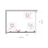 Душевой уголок BelBagno UNO-195-AHF-31-110/80-C-Cr 110x80 см, профиль хром, стекло прозрачное Душевой уголок BelBagno UNO-195-AHF-31-110/80-C-Cr 110x80 см, профиль хром, стекло прозрачное