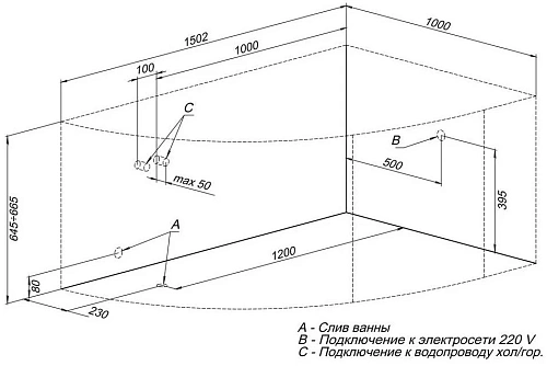 Акриловая ванна Aquanet Mayorca 150x100 R 00204009 Акриловая ванна Aquanet Mayorca 150x100 R 00204009