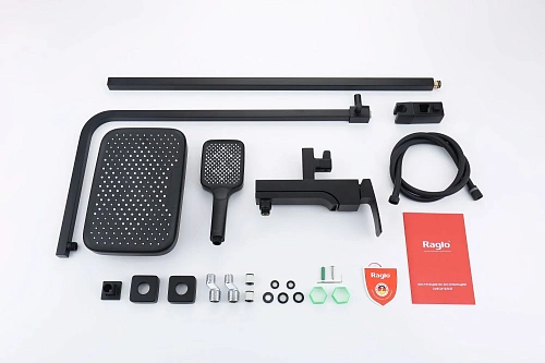 Душевая система Raglo R01.24.06, черный Душевая система Raglo R01.24.06, черный