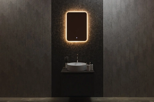 Зеркало Silver mirrors Stiv - Lite 500х700 открытая подсветка, cенсорный выключатель, тёплый свет LE LED-00002777 Зеркало Silver mirrors Stiv - Lite 500х700 открытая подсветка, cенсорный выключатель, тёплый свет LE LED-00002777