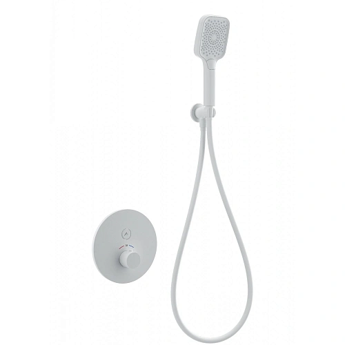 Смеситель для душа Wonzon & Woghand с термостатом, встраиваемый, белый матовый (WW-D1017-A-MW) Смеситель для душа Wonzon & Woghand с термостатом, встраиваемый, белый матовый (WW-D1017-A-MW)