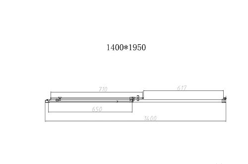 Душевая дверь Vincea Slim-N VDS-4SN140CLG, 1400, брашированное золото, стекло прозрачное Душевая дверь Vincea Slim-N VDS-4SN140CLG, 1400, брашированное золото, стекло прозрачное