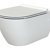 Унитаз подвесной Boheme Bianca 963 матовый белый с крышкой Унитаз подвесной Boheme Bianca 963 матовый белый с крышкой