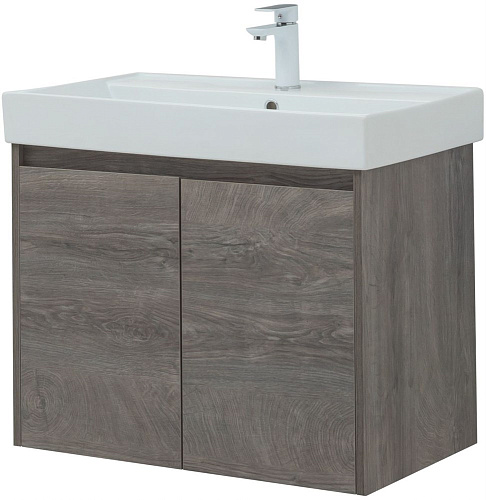 Тумба под раковину Aquanet Nova Lite 75 дуб рошелье (2 дверцы) 00298851 Тумба под раковину Aquanet Nova Lite 75 дуб рошелье (2 дверцы) 00298851