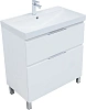 Тумба с раковиной Aquanet Алвита new 80 00345689 напольная белый матовый