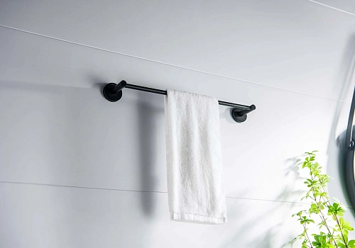 Полотенцедержатель Aquatek ЕВРОПА AQ4120MB черный матовый Полотенцедержатель Aquatek ЕВРОПА AQ4120MB черный матовый