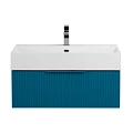 Тумба под раковину CEZARES PREMIUM 55418 Plisse Blu petrolio подвесная Тумба под раковину CEZARES PREMIUM 55418 Plisse Blu petrolio подвесная