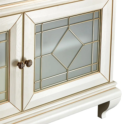 Тумба под раковину Aquaton Беатриче 85 слоновая кость с патиной 1A191701BEM60 Тумба под раковину Aquaton Беатриче 85 слоновая кость с патиной 1A191701BEM60