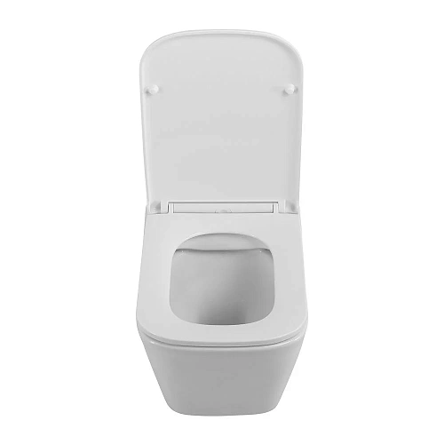 Унитаз подвесной BelBagno DUE BB3103CHR/SC безободковый c сиденьем Унитаз подвесной BelBagno DUE BB3103CHR/SC безободковый c сиденьем