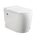 Унитаз приставной ABBER Bequem AC1114P белый с импульсным смывом с крышкой микролифт Унитаз приставной ABBER Bequem AC1114P белый с импульсным смывом с крышкой микролифт