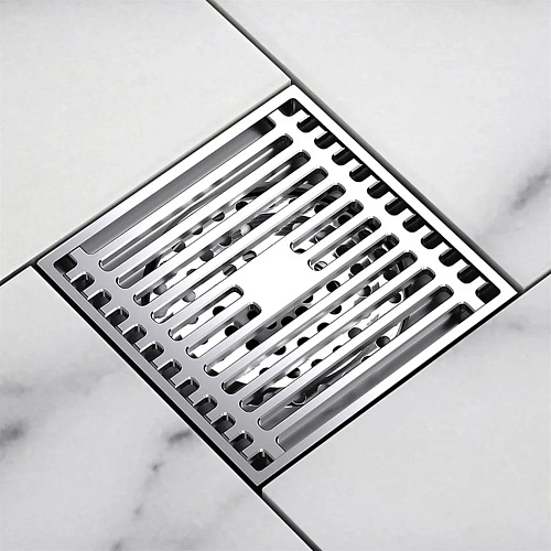 Душевой трап Orange TR01-005cr 100х100 хром Душевой трап Orange TR01-005cr 100х100 хром