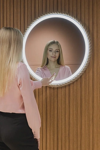 Зеркало SILVER MIRRORS D650 декор-канат, сенсорный включатель Бригантина (LED-00002573) Зеркало SILVER MIRRORS D650 декор-канат, сенсорный включатель Бригантина (LED-00002573)