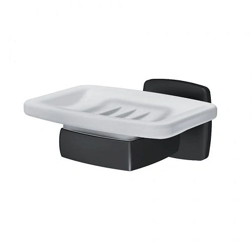 Мыльница AM.PM Gem A9034222 стеклянная черный Мыльница AM.PM Gem A9034222 стеклянная черный