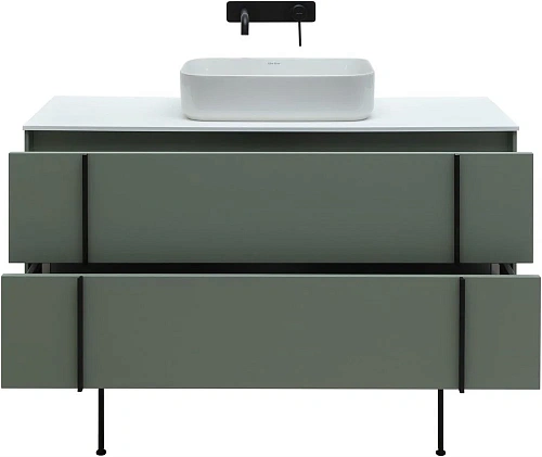 Тумба под раковину Allen Brau Reality 120 1.32008.CGM олива матовый Тумба под раковину Allen Brau Reality 120 1.32008.CGM олива матовый
