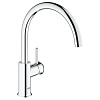 Картинка анонса товара «смеситель для кухни grohe bauclassic, высокий излив, хром (31535000)»