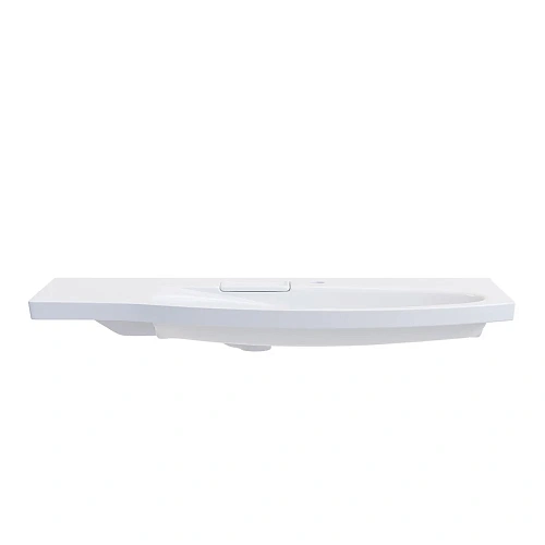 Раковина Kerama Marazzi RIVA мебельная правая с крепежом 100, белая глянцевая RV.wb.100Rh Раковина Kerama Marazzi RIVA мебельная правая с крепежом 100, белая глянцевая RV.wb.100Rh