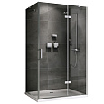 Душевой уголок ABBER Zart AG08120-S91 120x90 см универсальный, профиль хром, стекло прозрачное Душевой уголок ABBER Zart AG08120-S91 120x90 см универсальный, профиль хром, стекло прозрачное