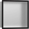 Настенный короб Hansgrohe XtraStoris Individual, с дизайнерской рамой, 30х30х10 см 56097670, матовый Настенный короб Hansgrohe XtraStoris Individual, с дизайнерской рамой, 30х30х10 см 56097670, матовый