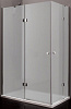 Картинка анонса товара «душевой уголок cezares verona-w-ah-2-120/100-p-cr-l 120x100см стекло рифленое, профиль хром»