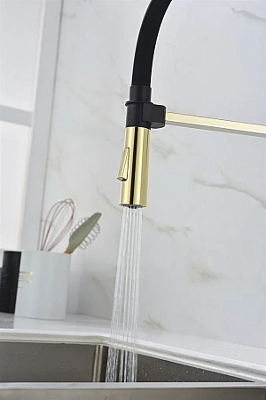 Смеситель для кухни Paulmark Halt, золото, Ha214021-G Смеситель для кухни Paulmark Halt, золото, Ha214021-G