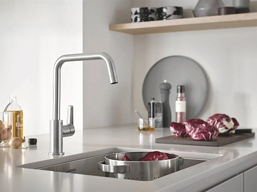 Смеситель для кухни GROHE Start 2021, высокий излив, суперсталь (30470DC0) Смеситель для кухни GROHE Start 2021, высокий излив, суперсталь (30470DC0)