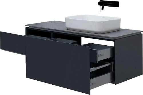 Тумба под раковину Allen Brau Infinity 120 1.21008.AM R антрацит матовый Тумба под раковину Allen Brau Infinity 120 1.21008.AM R антрацит матовый