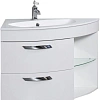 Тумба под раковину De Aqua Трио 90 Люкс L белая 00197201 Тумба под раковину De Aqua Трио 90 Люкс L белая 00197201
