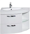 Тумба под раковину De Aqua Трио 90 Люкс L белая 00197201 Тумба под раковину De Aqua Трио 90 Люкс L белая 00197201