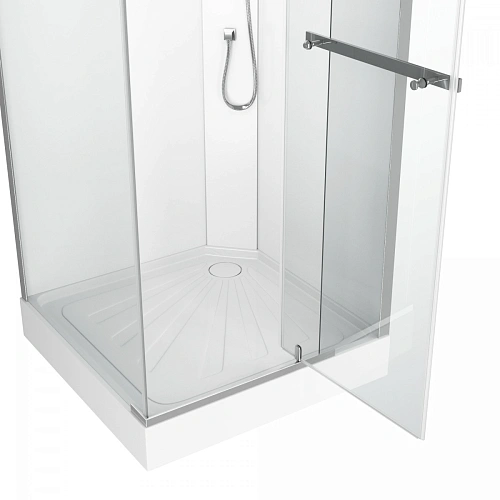 Душевая кабина Ceruttispa MiMi901T 90x90x215-225 профиль хром, стекло прозрачное Душевая кабина Ceruttispa MiMi901T 90x90x215-225 профиль хром, стекло прозрачное