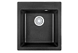 Кухонная мойка Granula 4201, ЧЁРНЫЙ, кварц 415х490 Кухонная мойка Granula 4201, ЧЁРНЫЙ, кварц 415х490