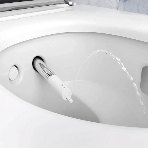 Унитаз подвесной Geberit AquaClean Mera Classic 146.204.11.1 с функцией биде панель белая Унитаз подвесной Geberit AquaClean Mera Classic 146.204.11.1 с функцией биде панель белая