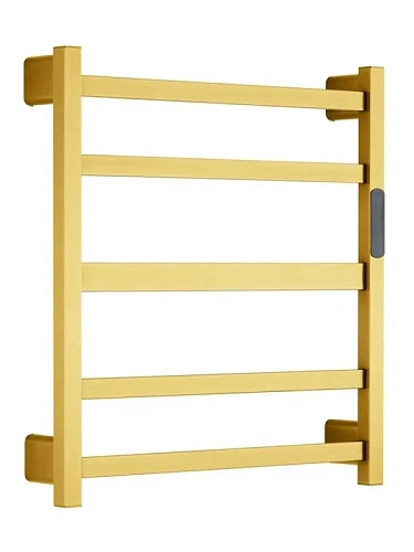 Полотенцесушитель электрический Raglo R350.02.03 настенный сенсорный с терморегулятором, сатин золотой Полотенцесушитель электрический Raglo R350.02.03 настенный сенсорный с терморегулятором, сатин золотой