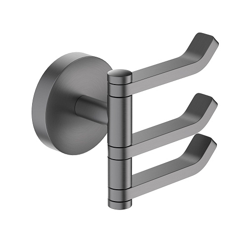 Крючок Aquatek Бетта AQ4632BGM черный хром шлифованный Крючок Aquatek Бетта AQ4632BGM черный хром шлифованный