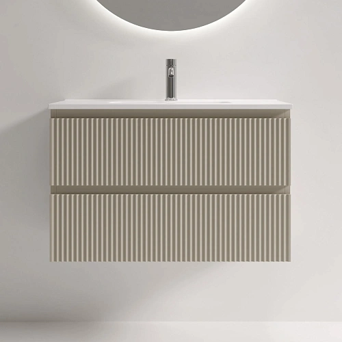 Тумба под раковину SANCOS Snob SNR80/39CE R 790х390х500 Beige Soft подвесная Тумба под раковину SANCOS Snob SNR80/39CE R 790х390х500 Beige Soft подвесная