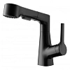 Смеситель для раковины Wonzon & Woghand с выдвижным изливом, черный матовый (WW-121B108-MB) Смеситель для раковины Wonzon & Woghand с выдвижным изливом, черный матовый (WW-121B108-MB)