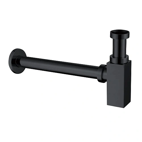Сифон для раковины ABBER AF0031B черный матовый Сифон для раковины ABBER AF0031B черный матовый