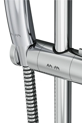 Душевой гарнитур AM.PM Gem F0190100 штанга 700, шланг 1 750 мм, хром Душевой гарнитур AM.PM Gem F0190100 штанга 700, шланг 1 750 мм, хром