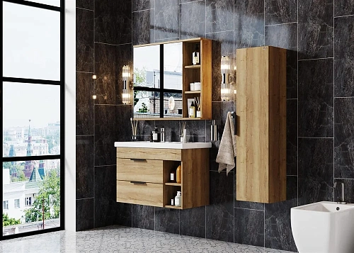 Тумба под раковину Onika ЛЕГРАН 80.13 дуб галифакс 108047 Тумба под раковину Onika ЛЕГРАН 80.13 дуб галифакс 108047