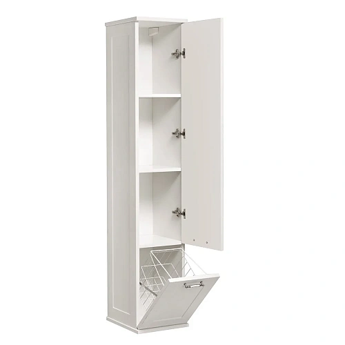 Шкаф-пенал Aquaton Леон дуб белый 1A186503LBPS0 Шкаф-пенал Aquaton Леон дуб белый 1A186503LBPS0