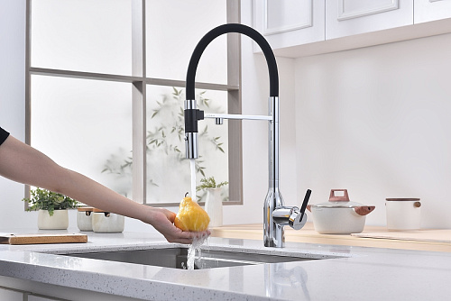 Смеситель для кухни Paulmark Magneto One хром Ma213188-CR Смеситель для кухни Paulmark Magneto One хром Ma213188-CR