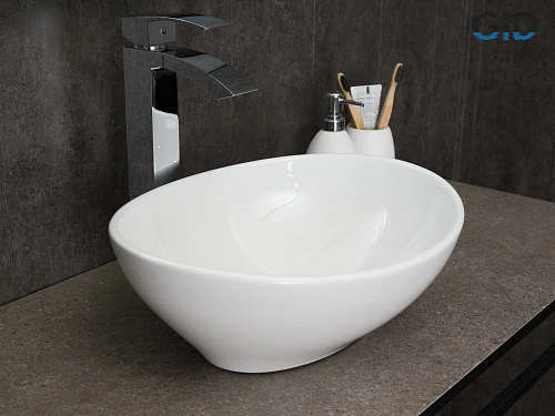 Раковина Gid N9138 51178 накладная белая 41x34x15 Раковина Gid N9138 51178 накладная белая 41x34x15