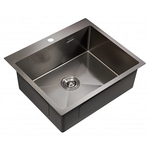 Кухонная мойка Milacio Denia 59 Steel (MC.77499) сталь воронёная Кухонная мойка Milacio Denia 59 Steel (MC.77499) сталь воронёная