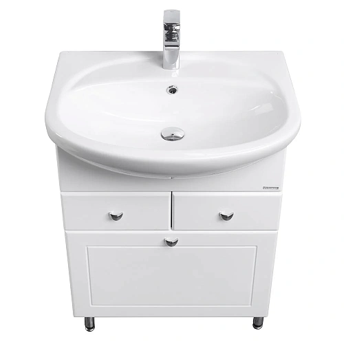 Тумба под раковину Aquaton Норма 65 с бельевой корзиной белый 1A054901NO010 Тумба под раковину Aquaton Норма 65 с бельевой корзиной белый 1A054901NO010