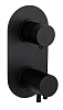 Смеситель для душа Remer Elegance NT92KBNO термостатический, черный матовый