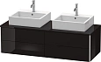 Тумба под раковину Duravit XSquare XS4916B4040 140 см черный глянцевый Тумба под раковину Duravit XSquare XS4916B4040 140 см черный глянцевый