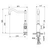 Смеситель для кухни Aquatek КЛАССИК AQ1580CR Хром Смеситель для кухни Aquatek КЛАССИК AQ1580CR Хром