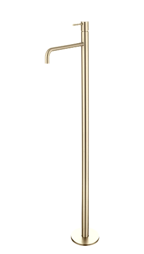 Смеситель для раковины Boheme Uno Matt Gold напольный 107-MG золото-матовый Смеситель для раковины Boheme Uno Matt Gold напольный 107-MG золото-матовый