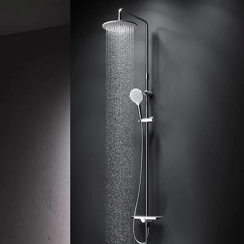 Душевая система AM.PM Like F0780200 верхний душ 250мм, штанга 1030-1460 мм Душевая система AM.PM Like F0780200 верхний душ 250мм, штанга 1030-1460 мм